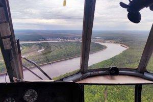 Пролетаем над рекой Северная Сосьва